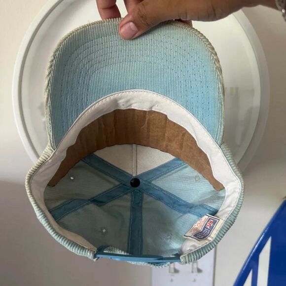 Vintage NFL Houston Oilers Corduroy Snapback Hat - Picture 5 of 6